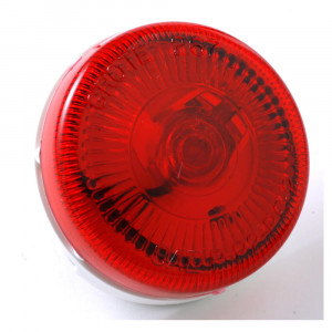 2 1/2 sureface mount single bulk clearance marker light red