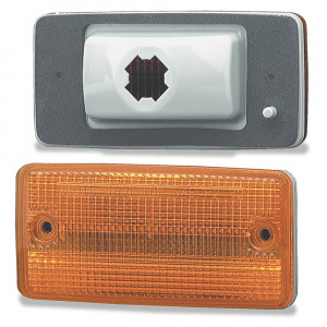 flush mount cab marker light yellow