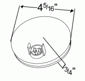 Grote product drawing - SuperNova® 4" 10-Diode Pattern LED Stop Tail Turn Light thumbnail