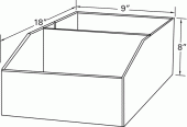 Grote product drawing - Display Bin Box thumbnail