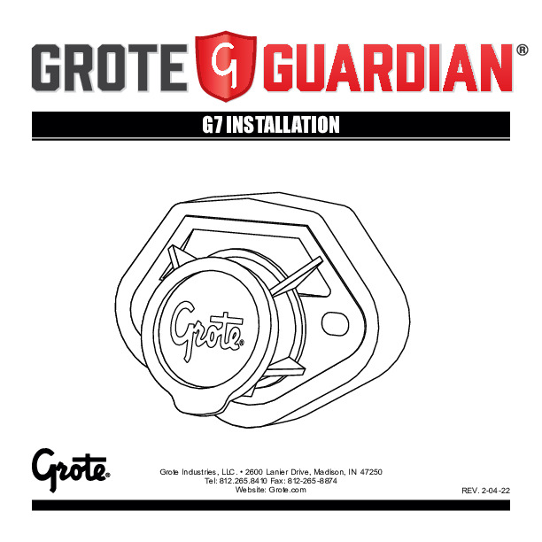 Installation Guardian G7